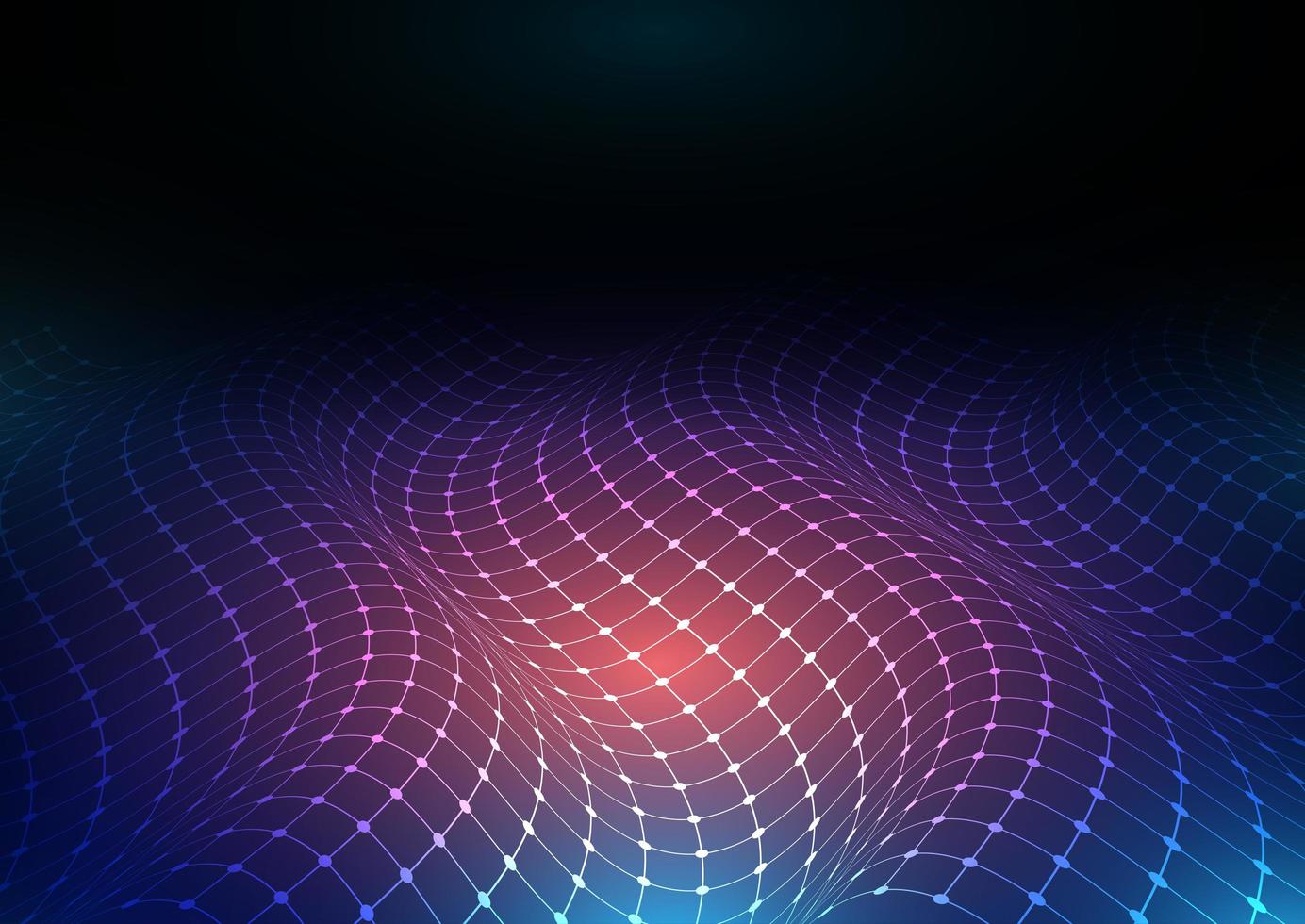 Flowing grid design vector