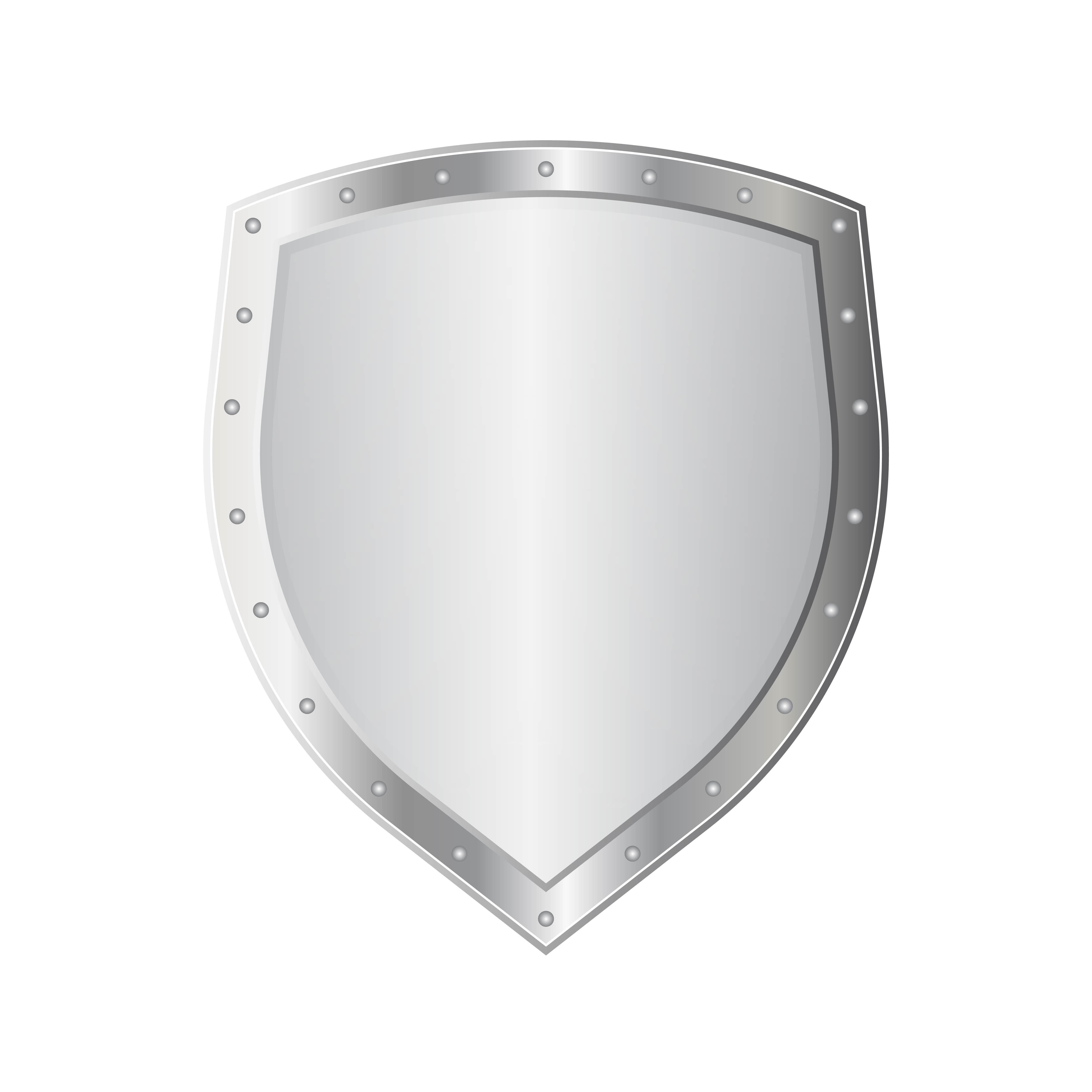 Metal shield isolated 1263927 Vector Art at Vecteezy