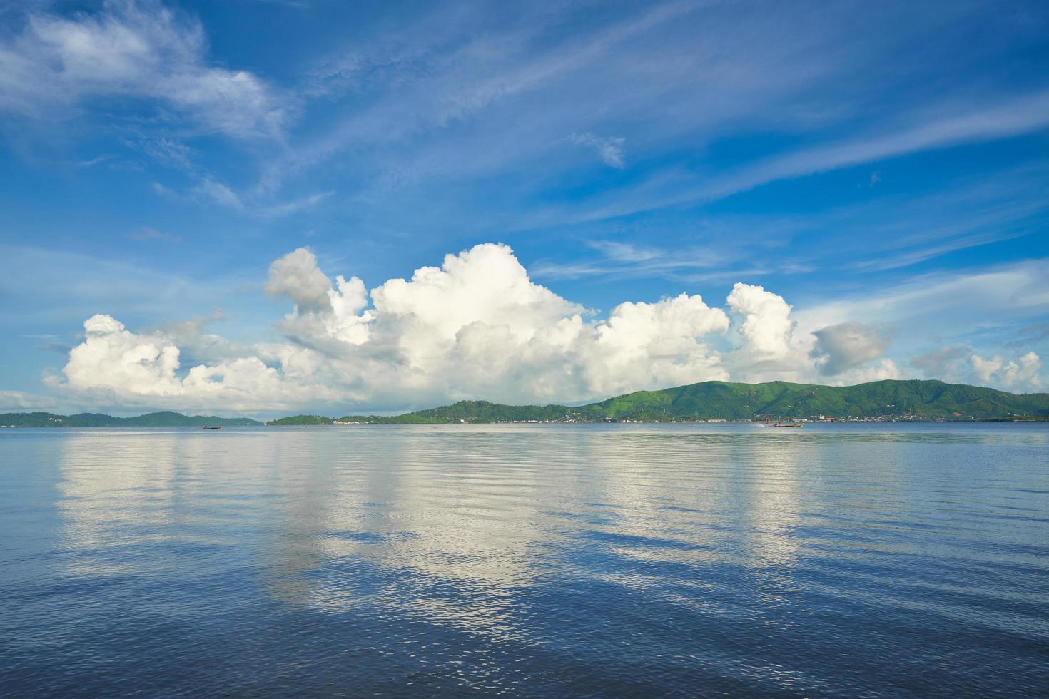 Peaceful morning seascape  photo