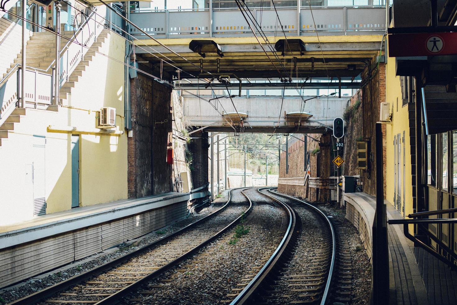 estación de tren durante el día foto