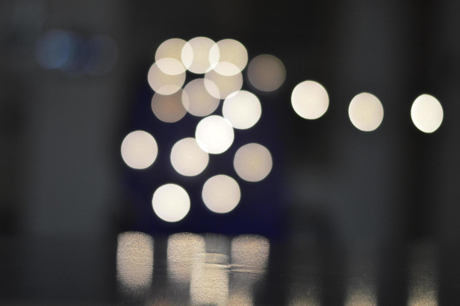 LED light bokeh photo