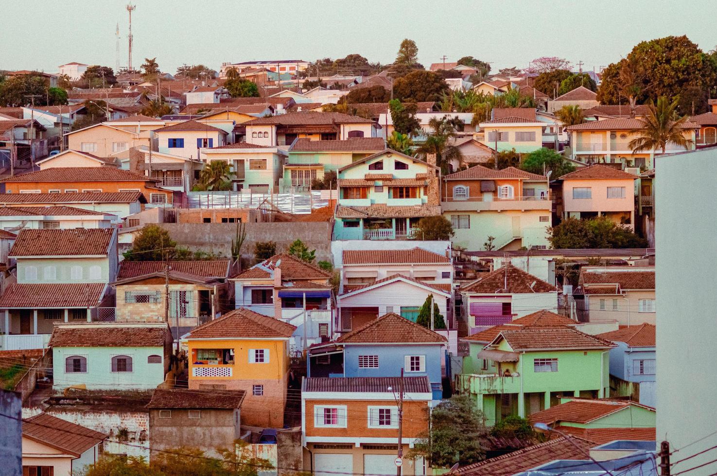 casas de hormigón surtidas foto