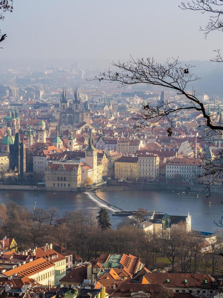 vista de praga foto