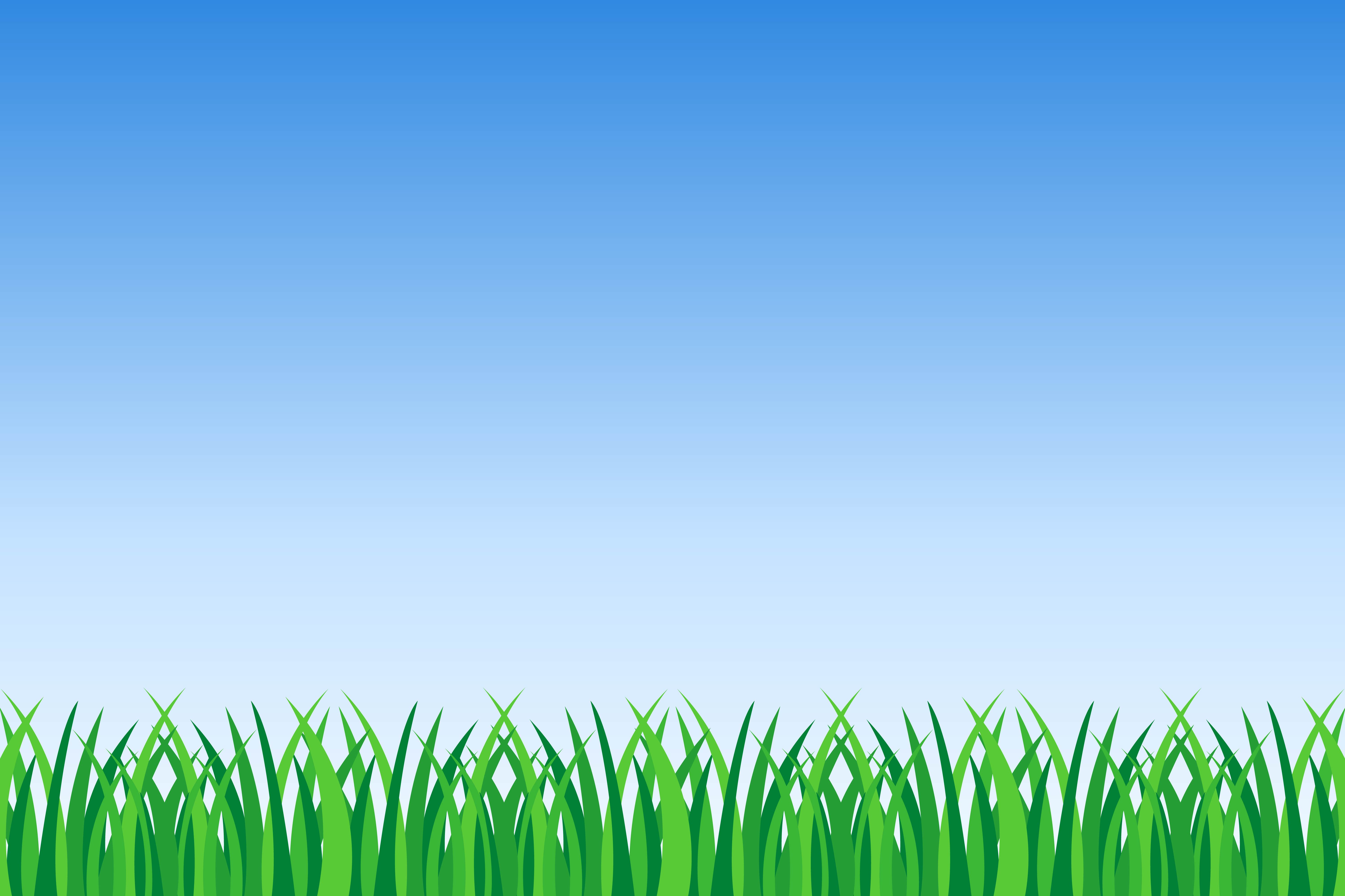 Green Grass And Blue Sky Background 1265717 Vector Art At Vecteezy