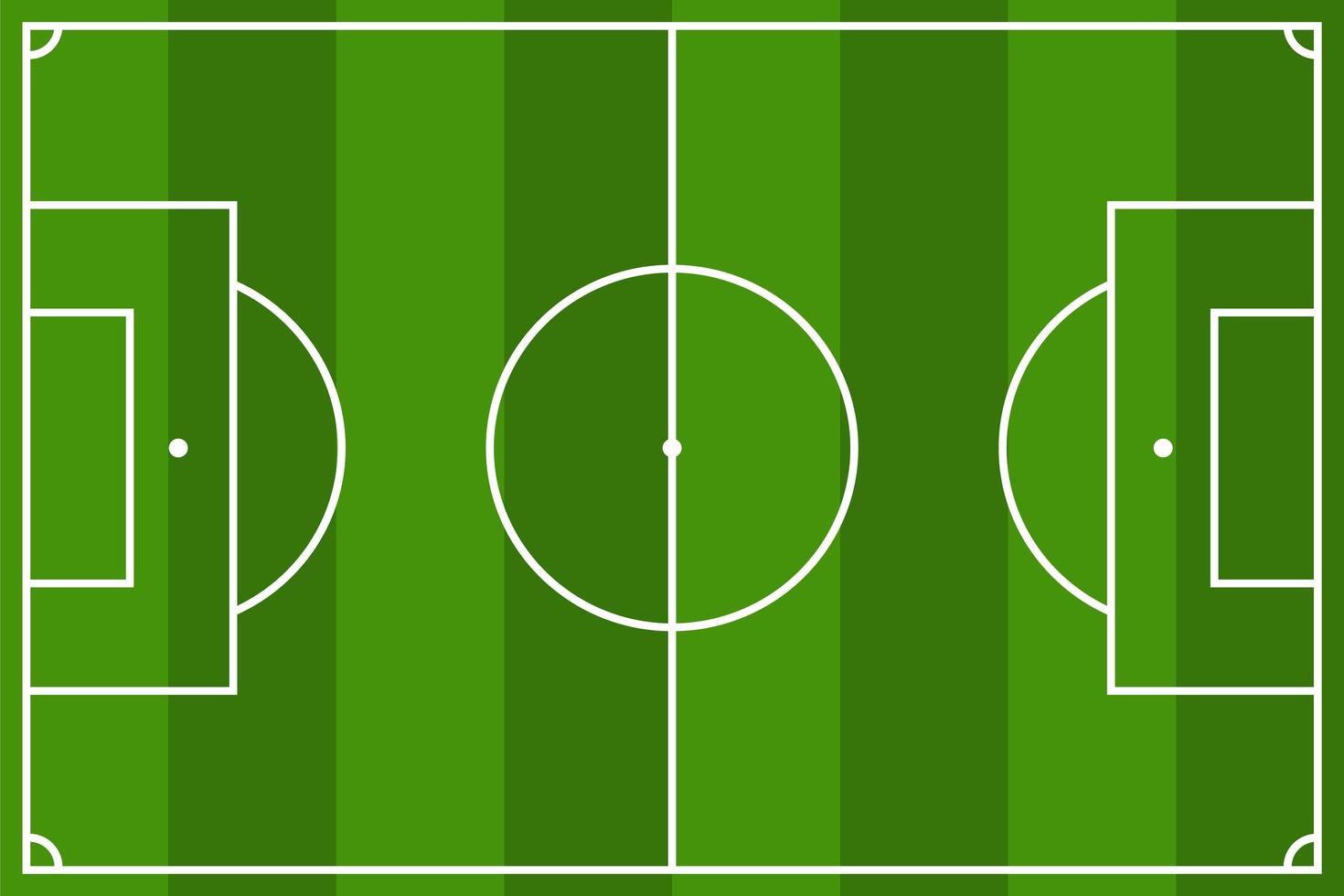 View of football field  vector