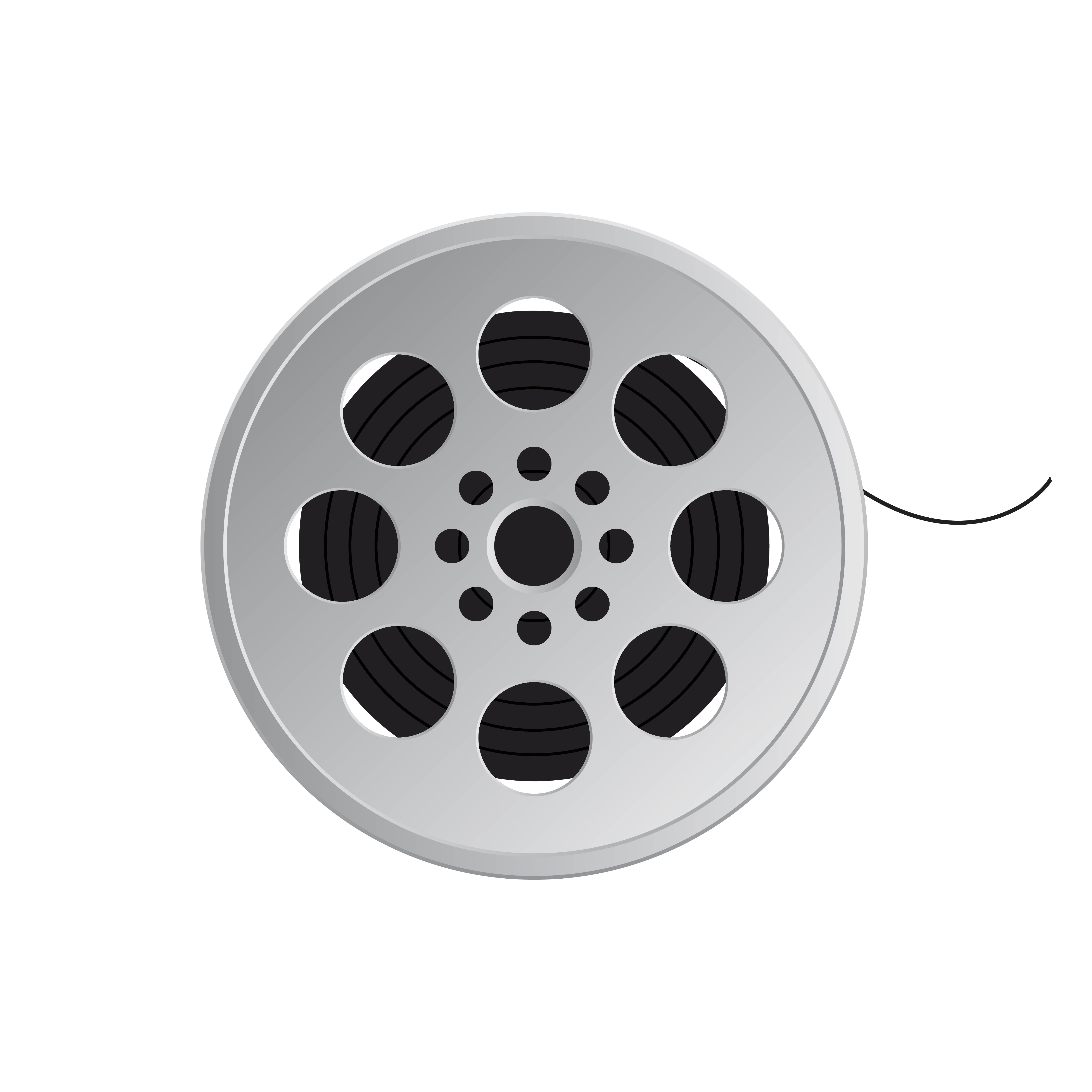 Download Film reel isolated - Download Free Vectors, Clipart ...