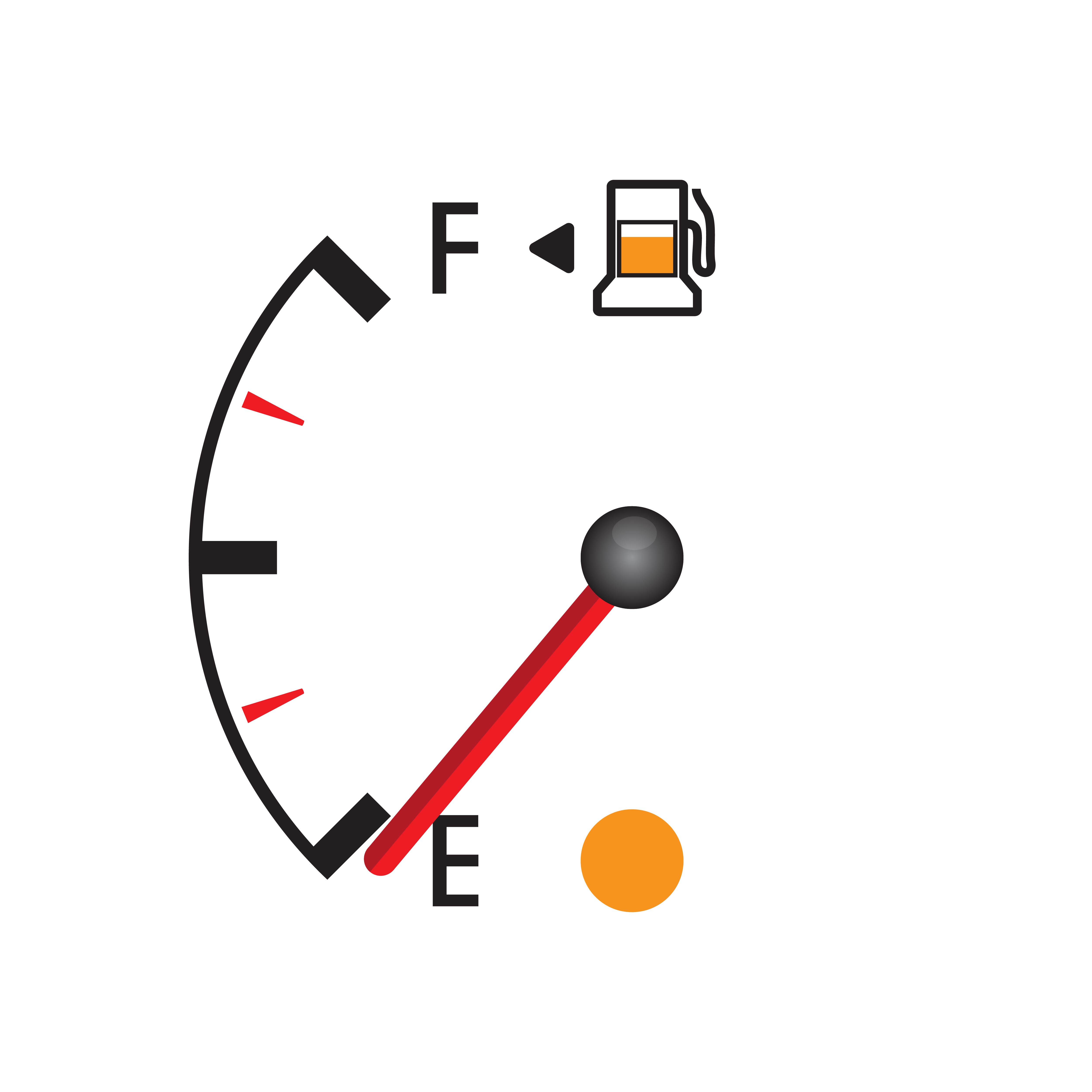 Fuel gauge isolated 1266346 Vector Art at Vecteezy