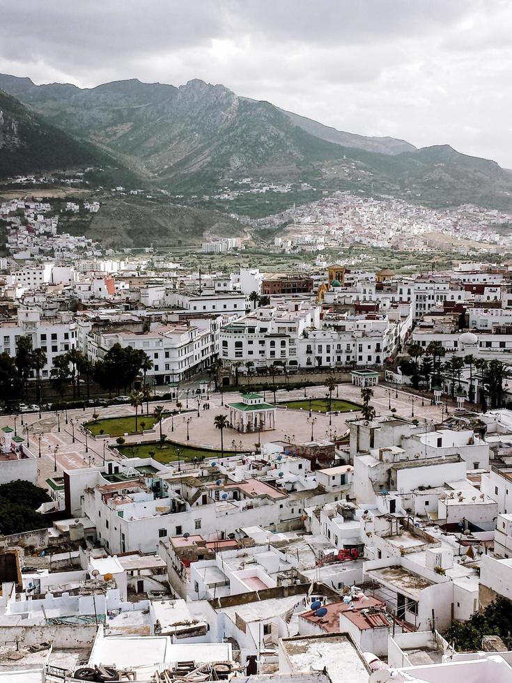 vista aérea de la ciudad foto