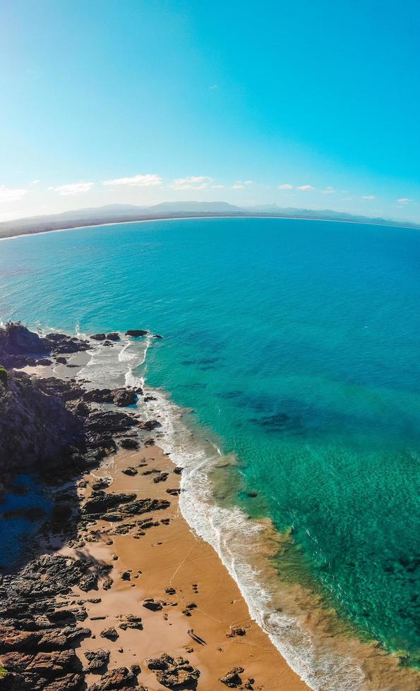 vista aerea del oceano foto