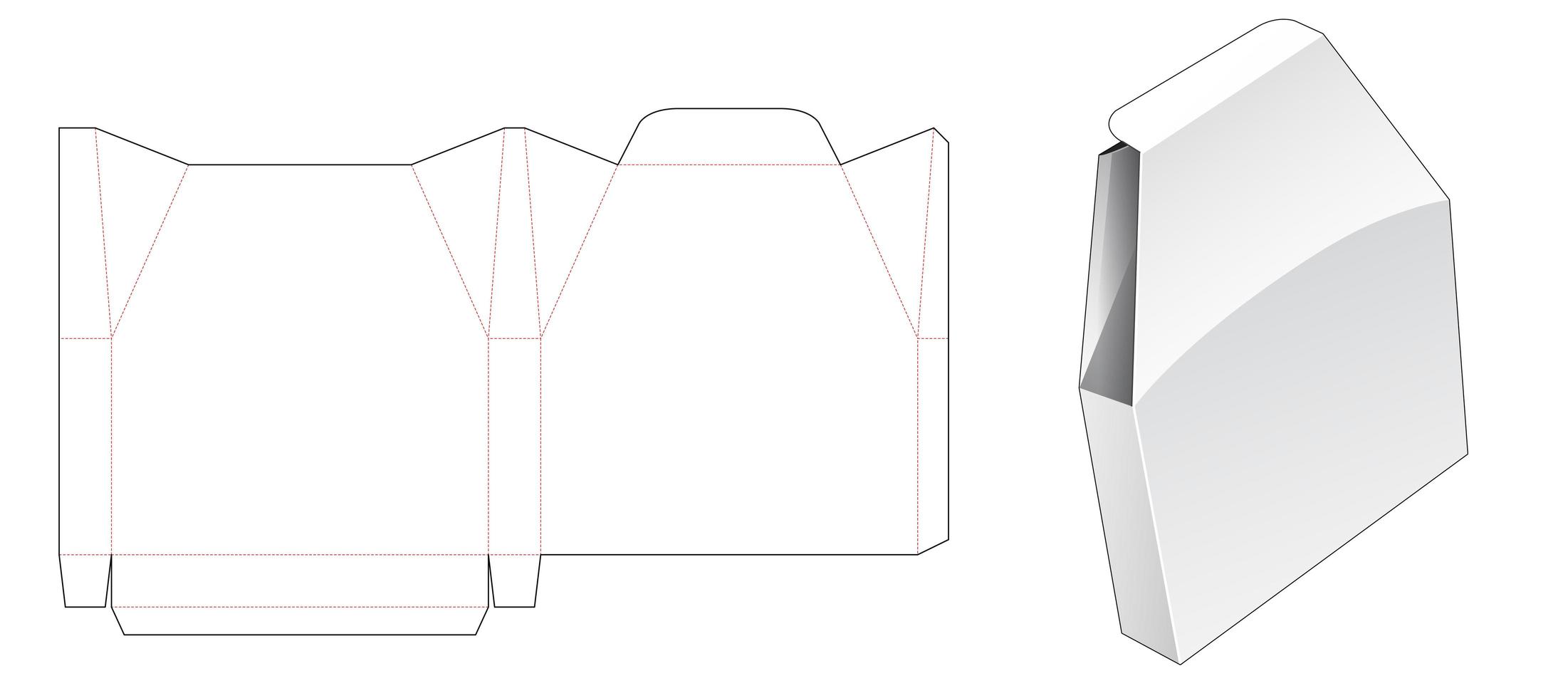 envase de estaño con forma única vector