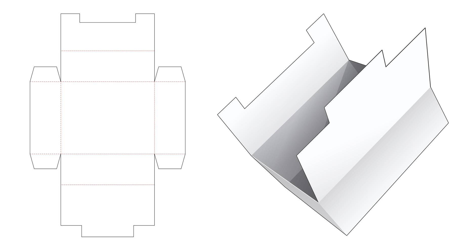 caja de almacenamiento de cartón vector