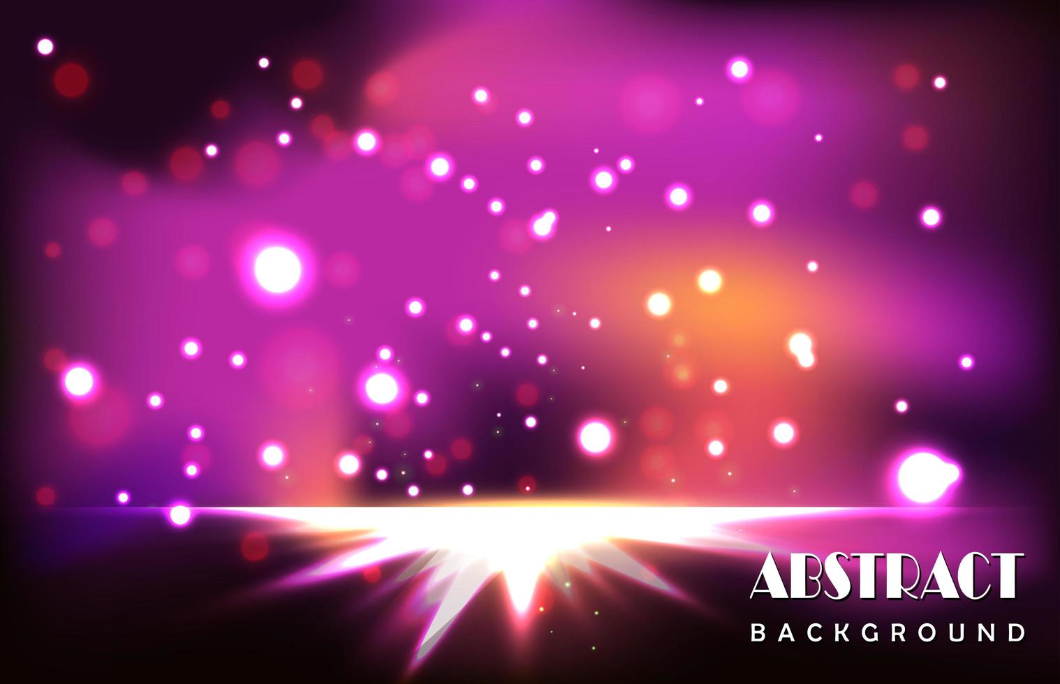 Abstract purple light particles vector