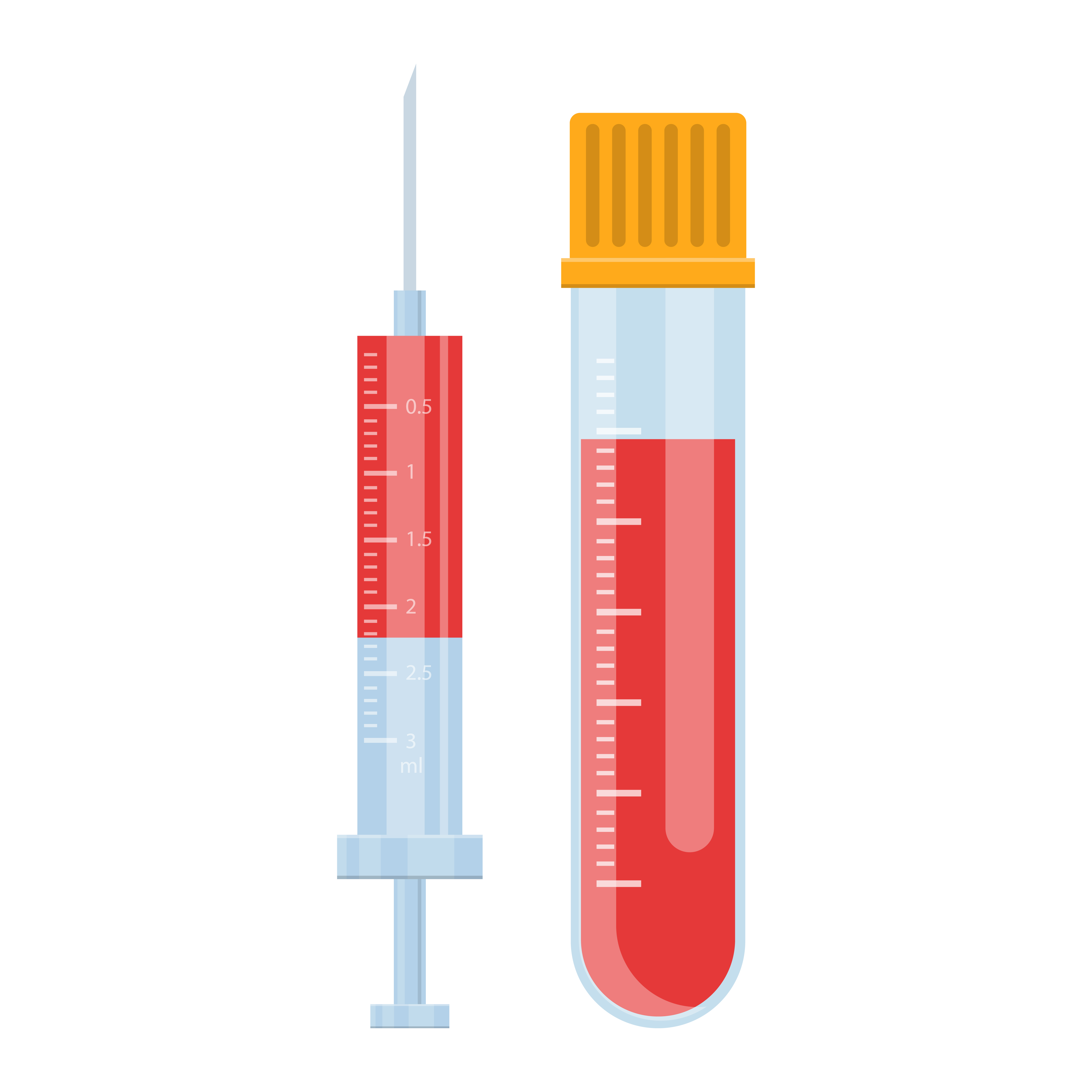 Blood test isolated 1267993 Vector Art at Vecteezy