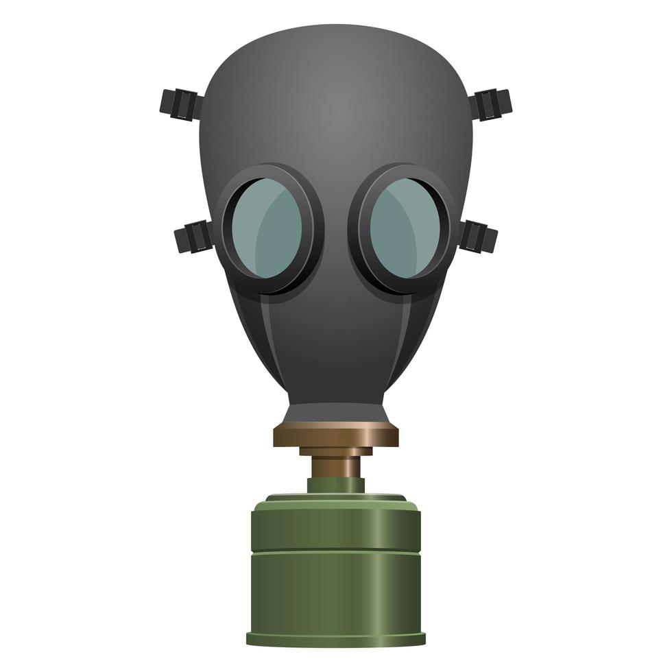 Gas mask isolated  vector