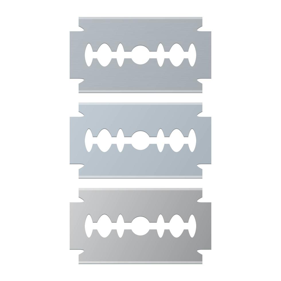 Razor blade isolated vector