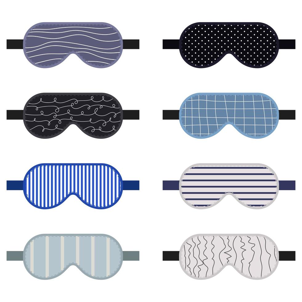 Sleeping mask isolated  vector