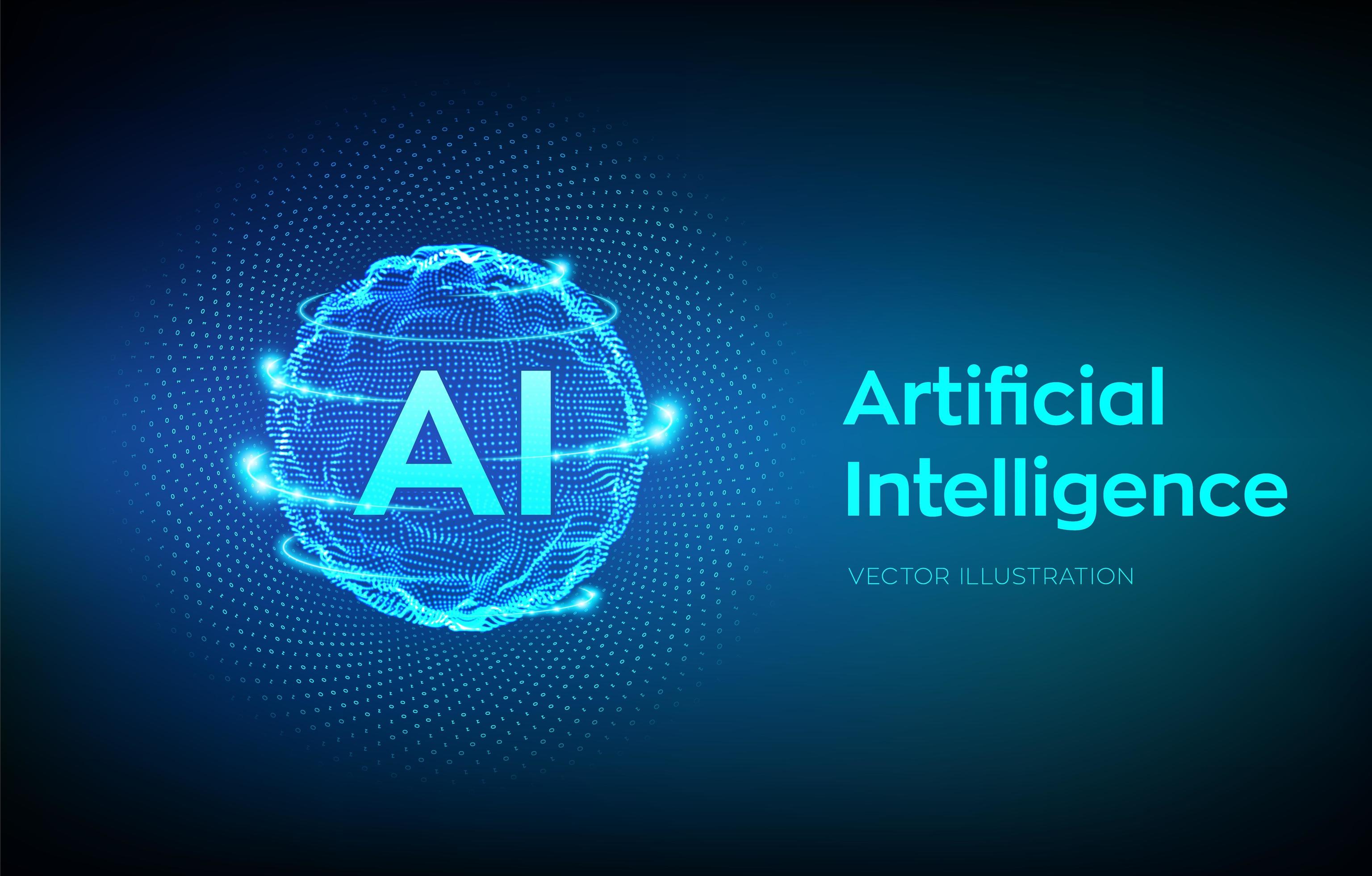 Concepto de fondo de inteligencia artificial 1268505 vector en vecteezy