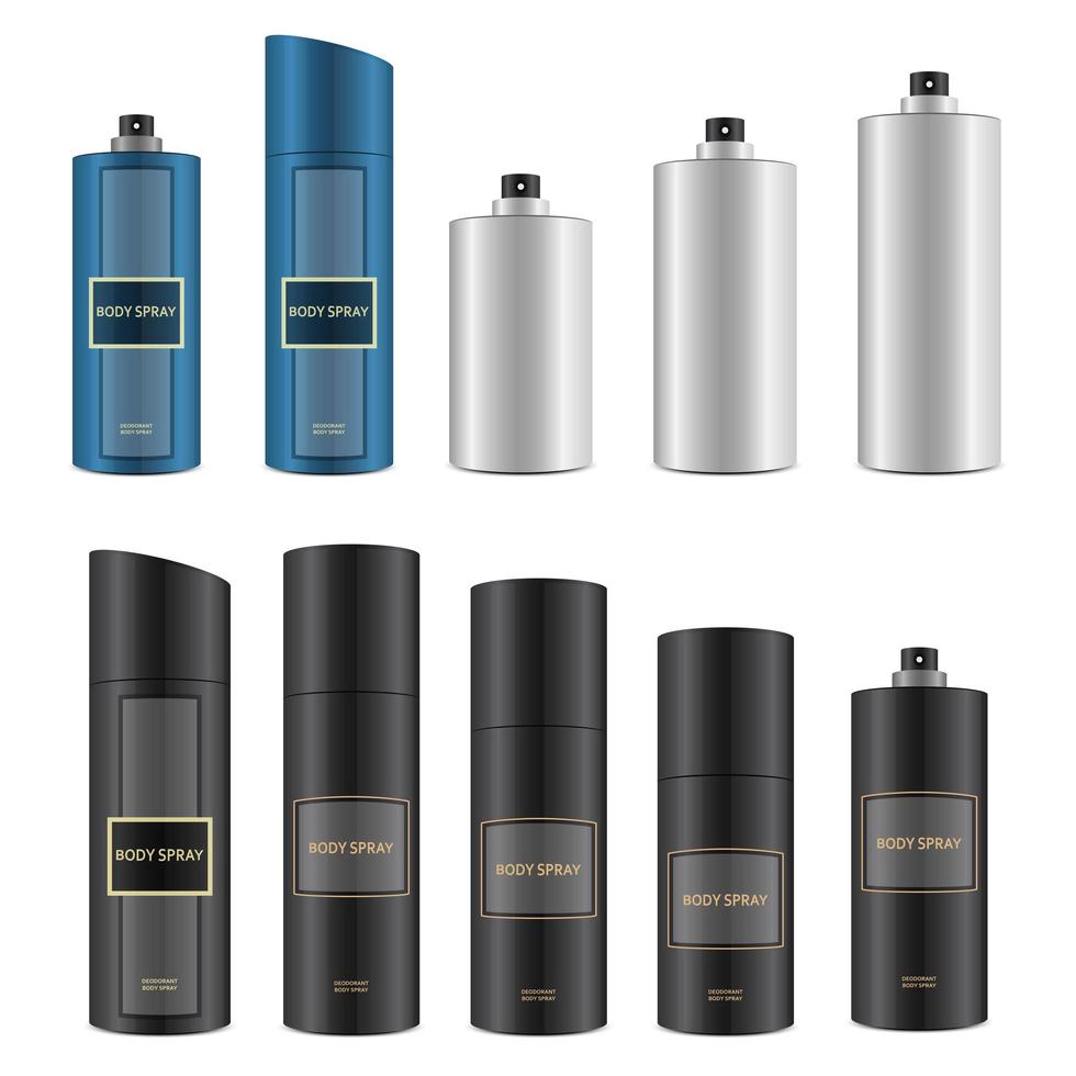 Body spray isolated  vector