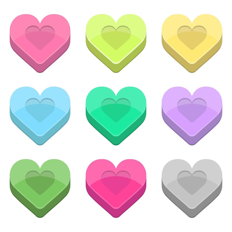 Heart isolated on white vector