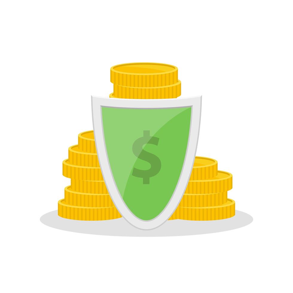 Money protection isolated  vector