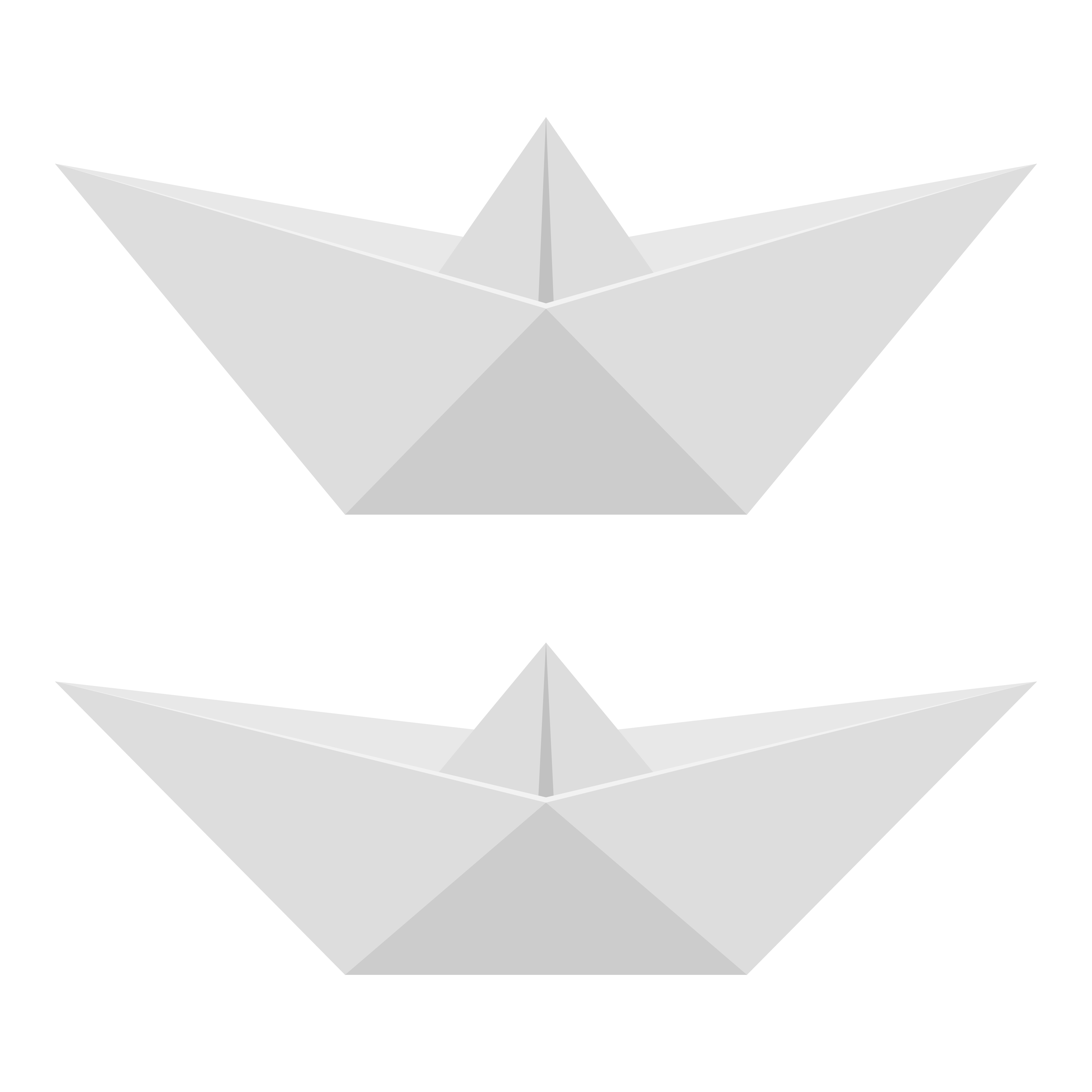 Paper boat isolated 1268604 Vector Art at Vecteezy