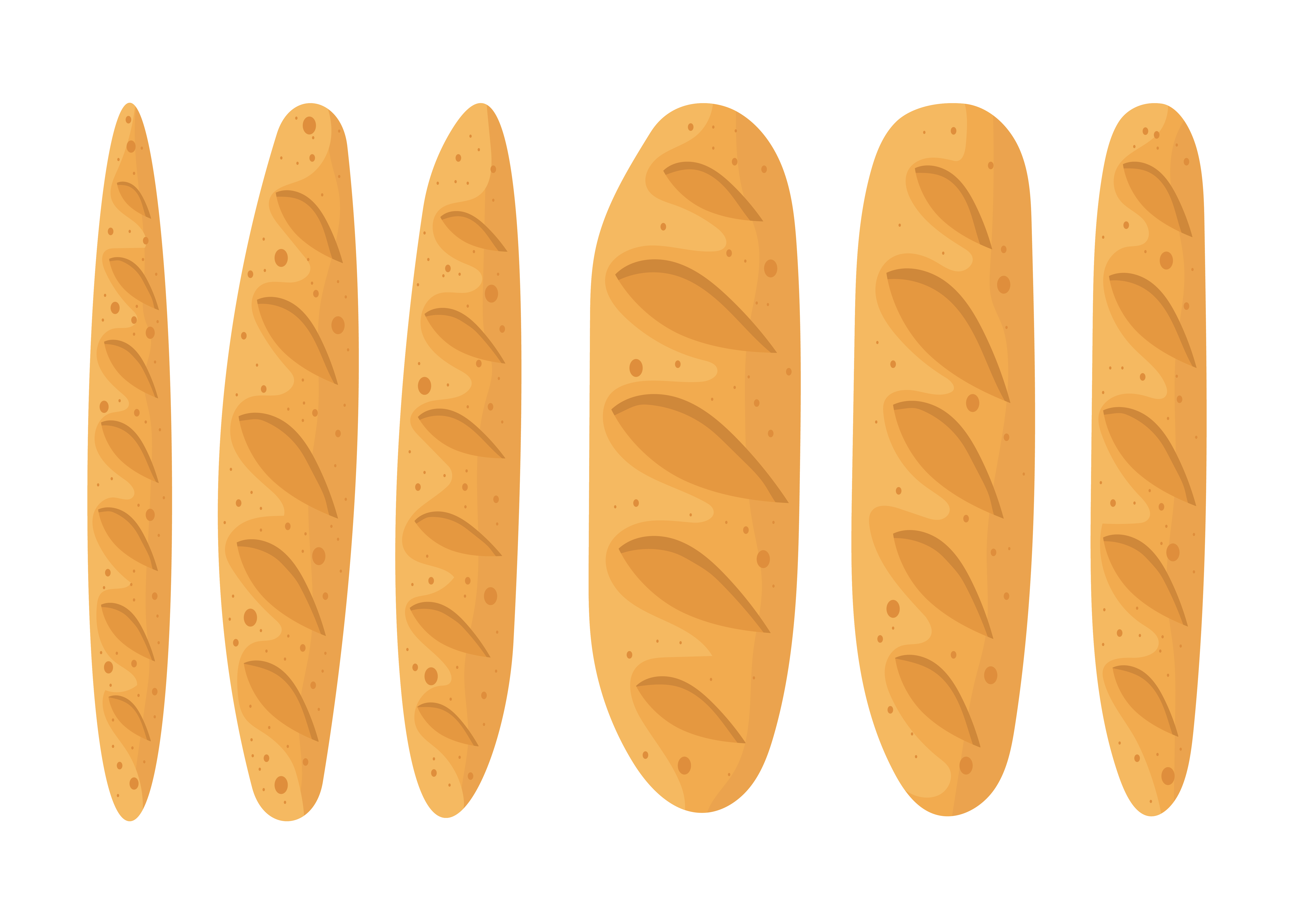 French Baguette Vector Art, Icons, and Graphics for Free Download