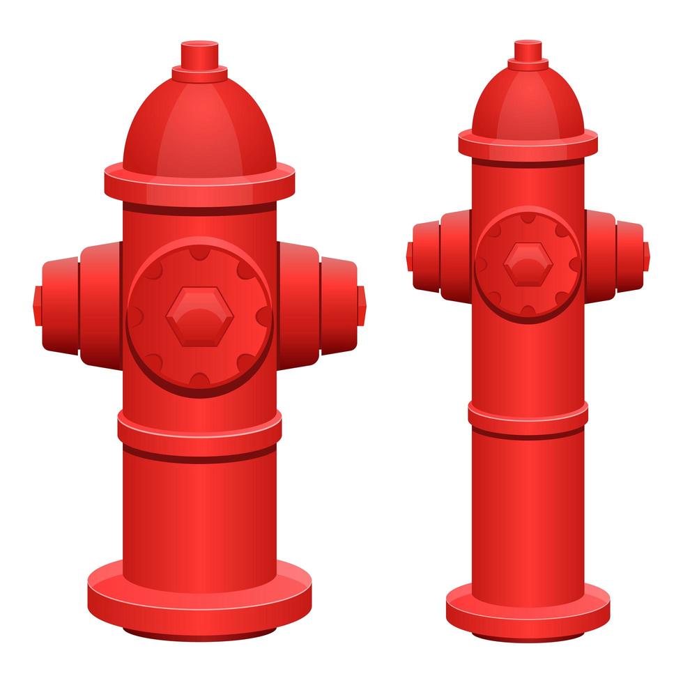 Fire hydrant isolated  vector