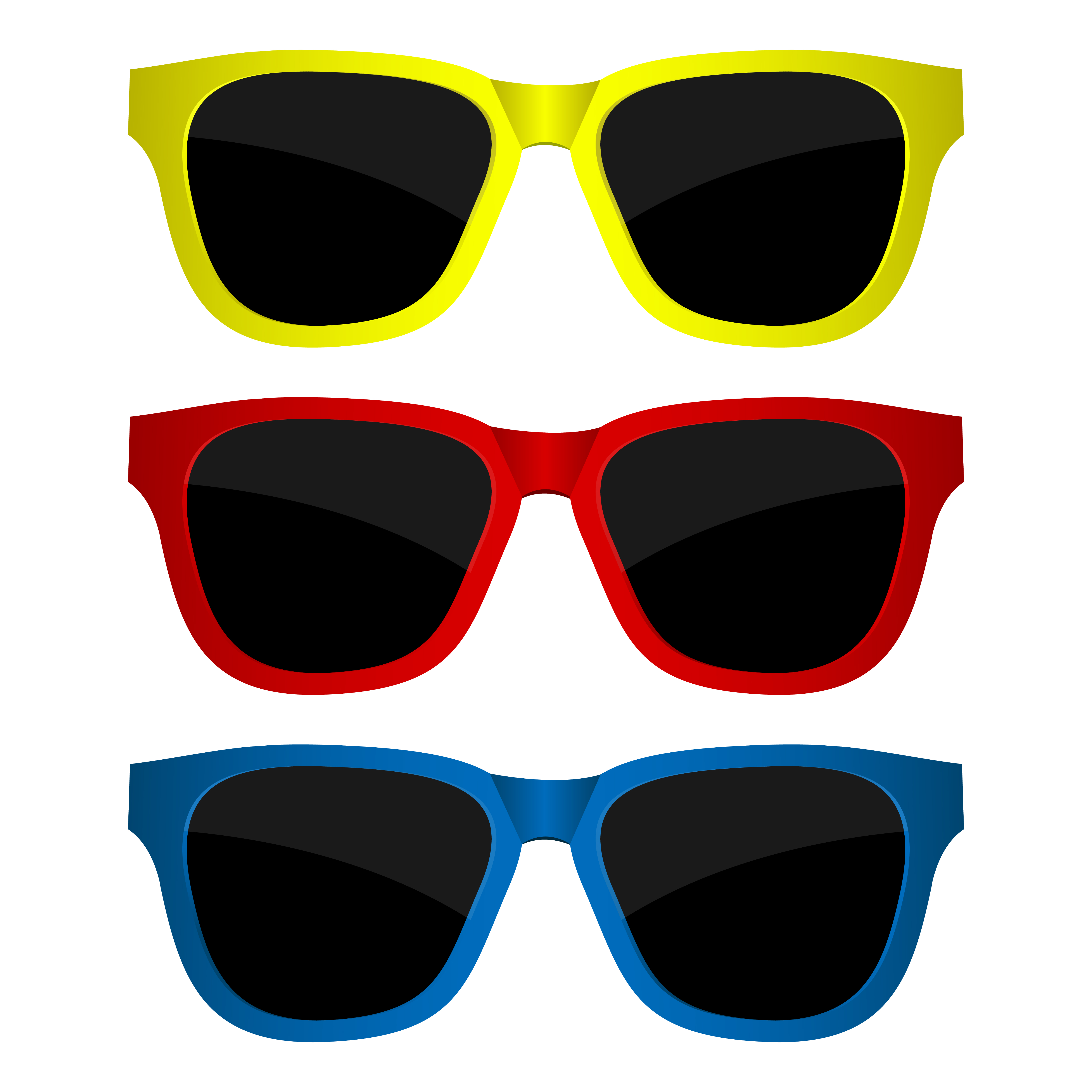 Set Of Sunglasses Isolated 1268784 Vector Art At Vecteezy 