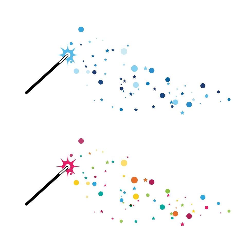 Magic Wand Logos vector