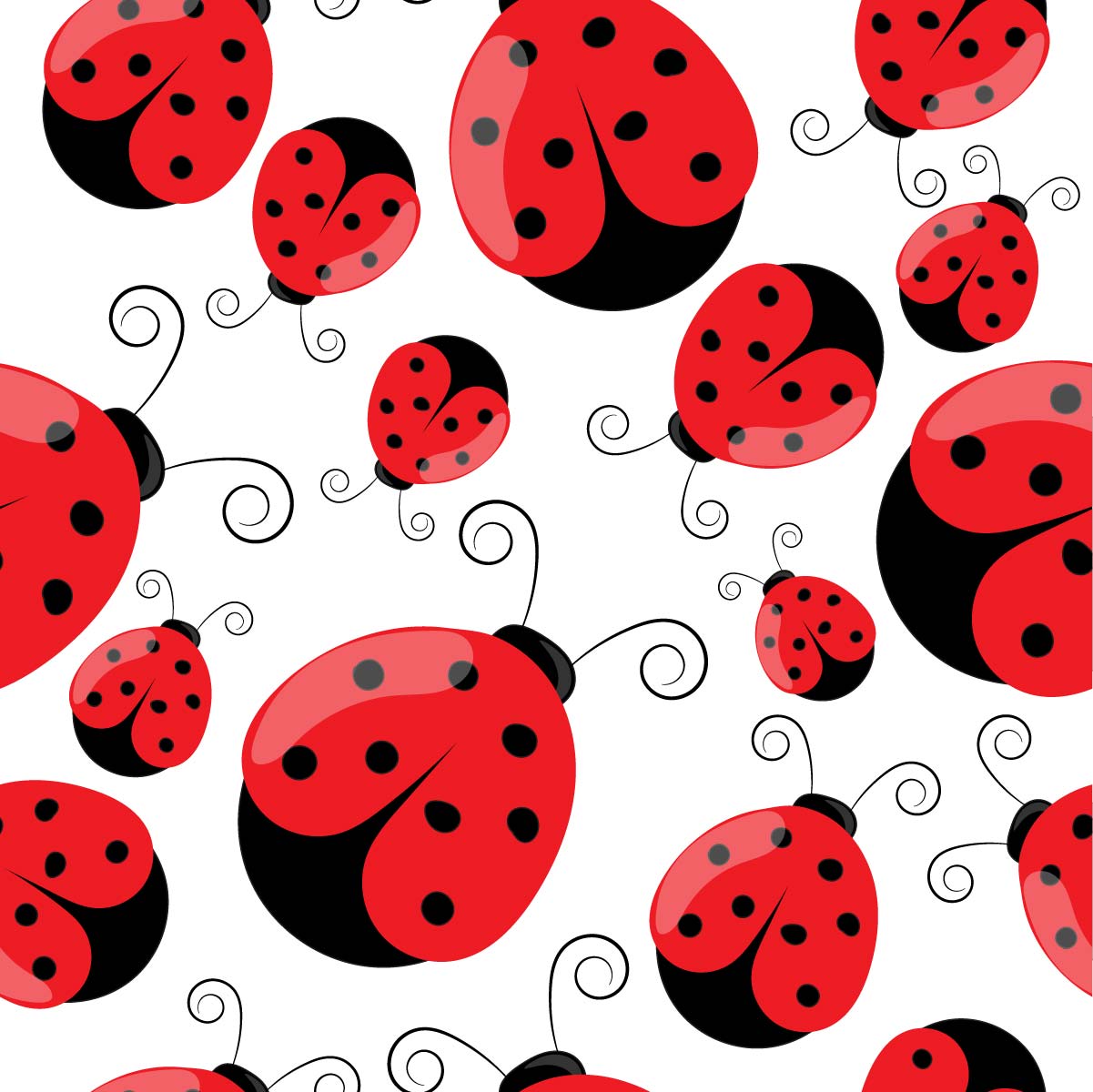 Ladybug Pattern Vector Art, Icons, and Graphics for Free Download