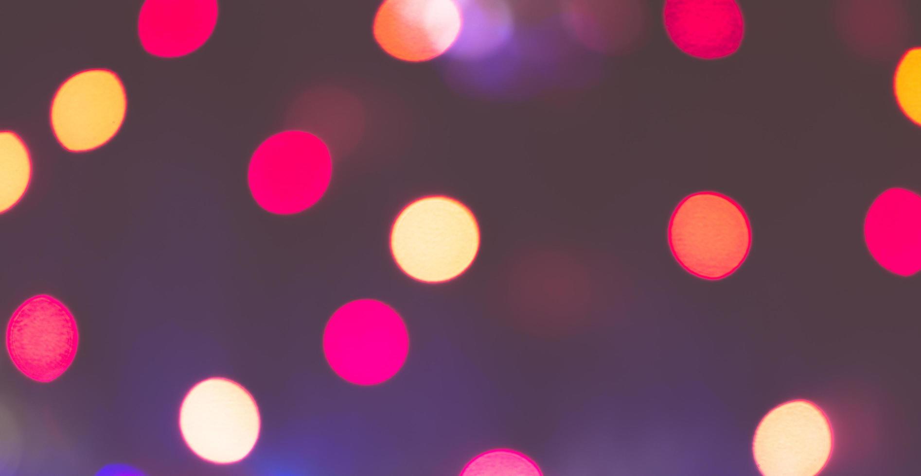 Defocused lights of the city  photo