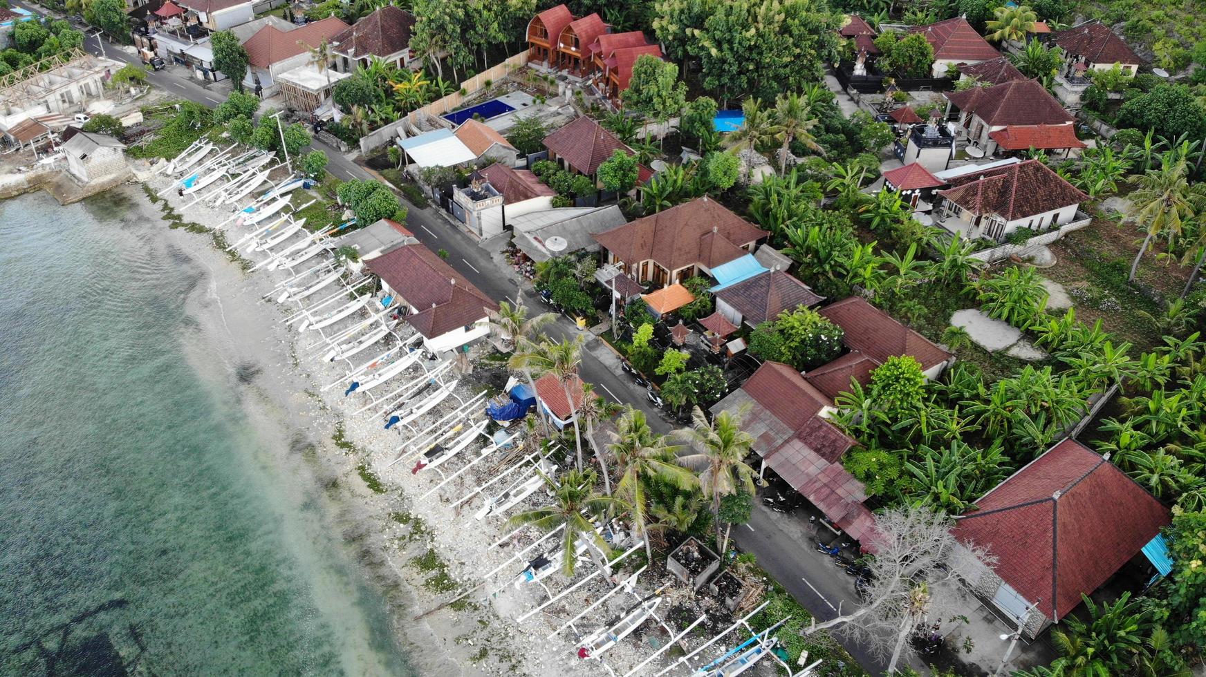 Houses at the beach photo