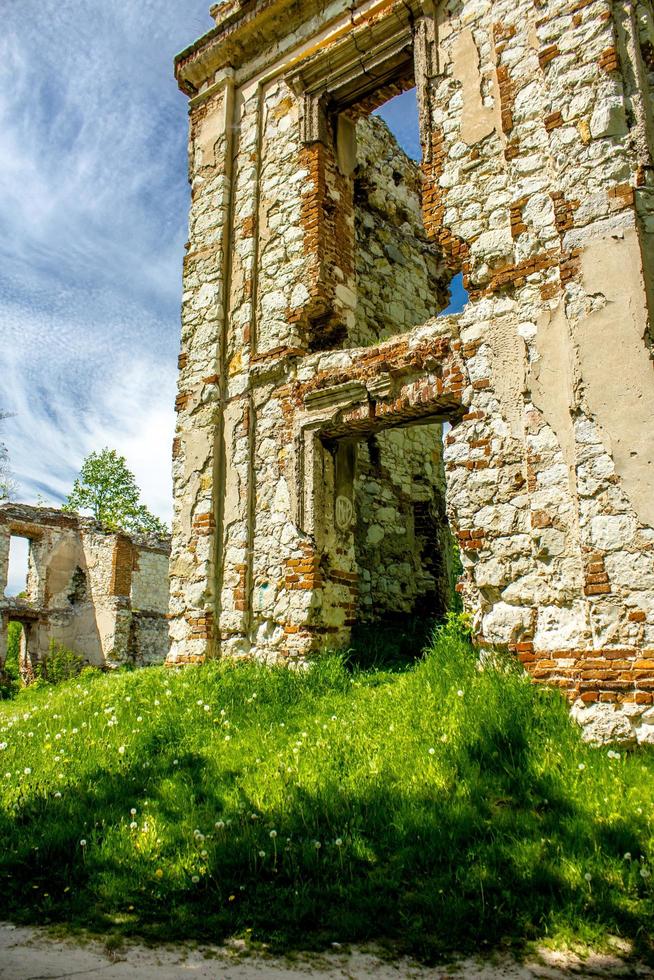 The ruins of castle Bychawie photo