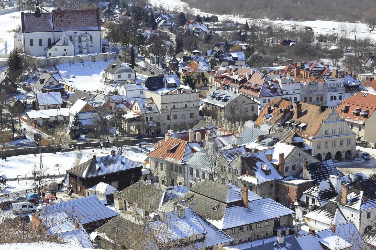 vista de kazimierz dolny foto