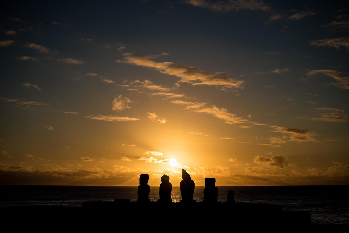 isla de pascua, chile foto