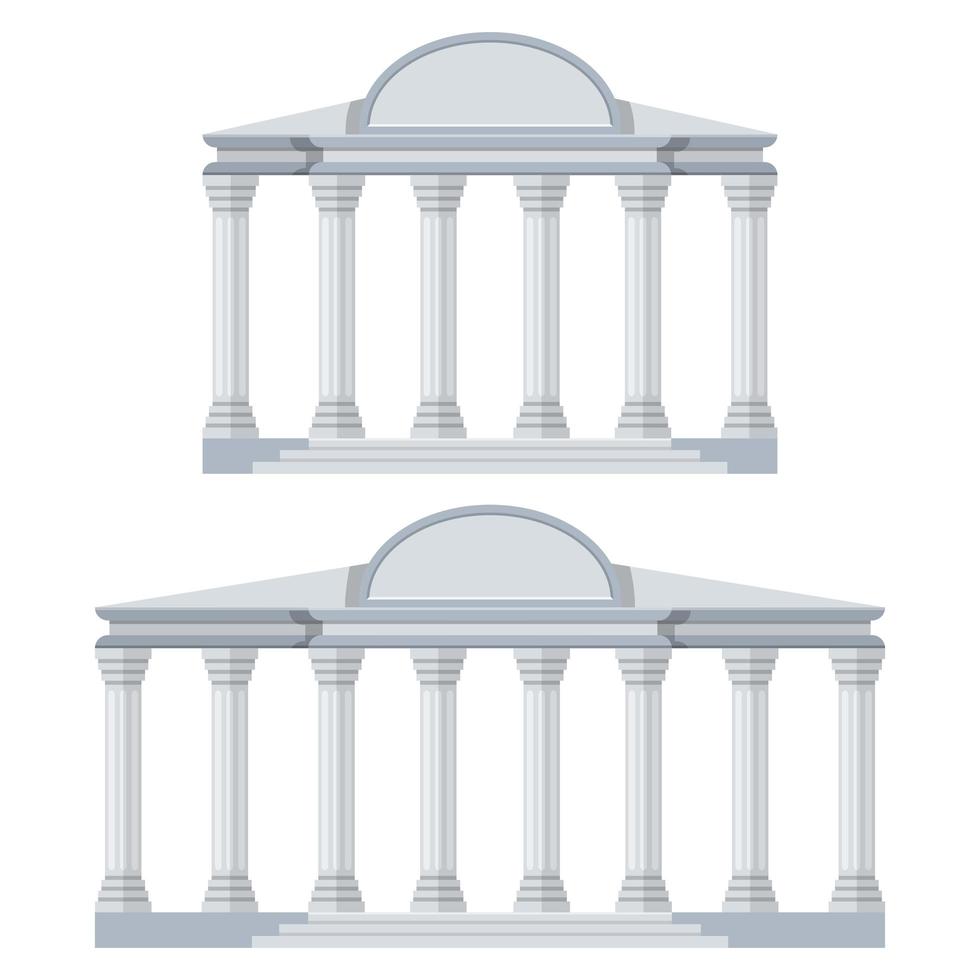 Realistic antique columns  vector