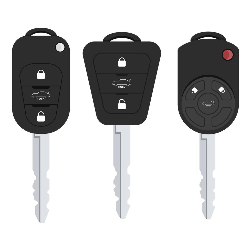 Car keys isolated vector