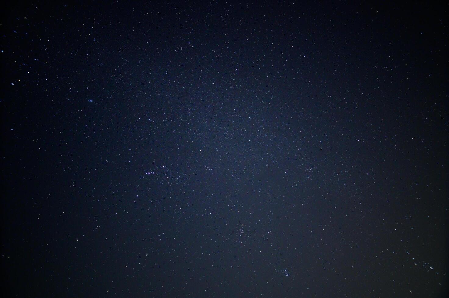 cielo nocturno con estrellas foto