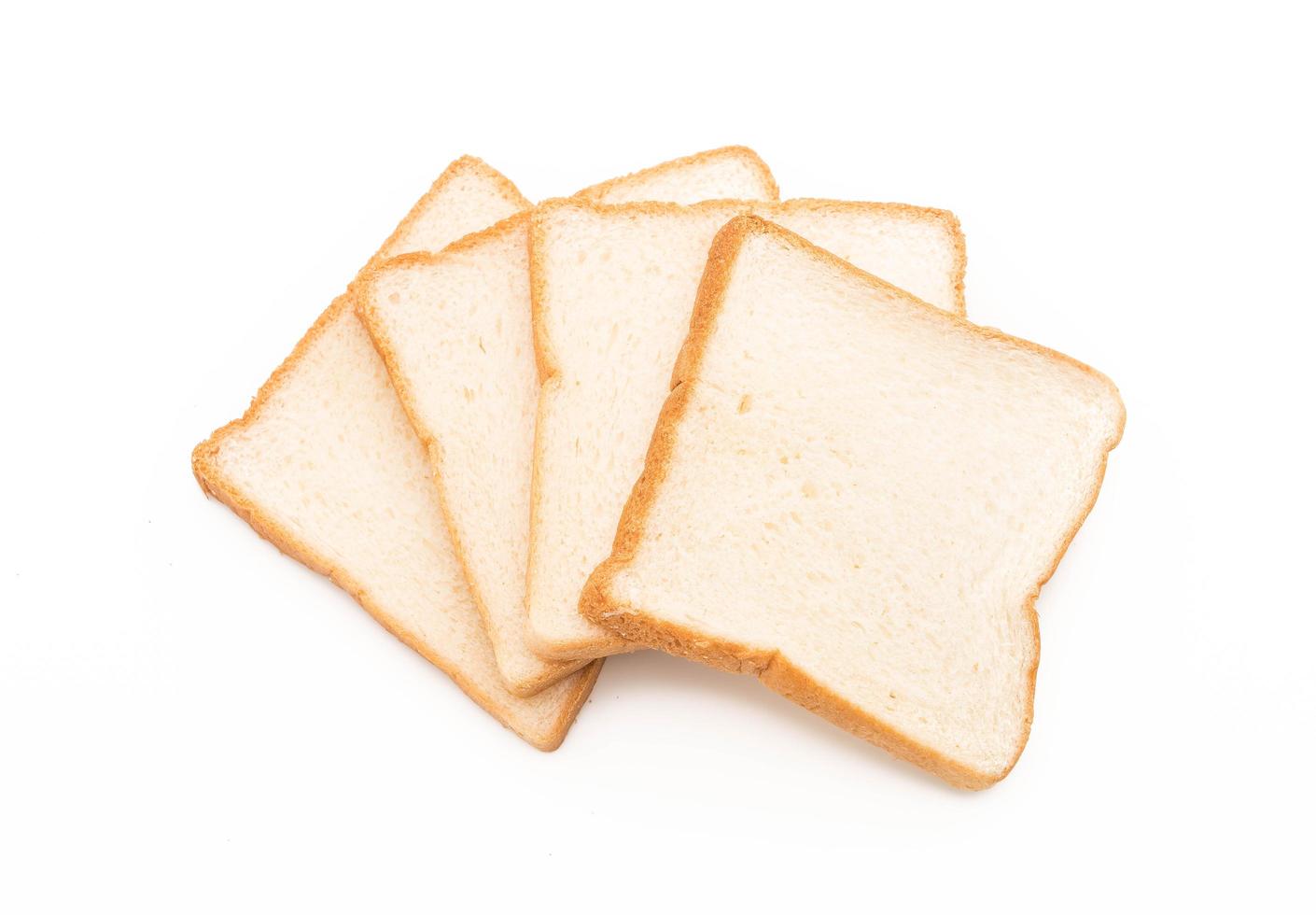 Slices of white bread photo