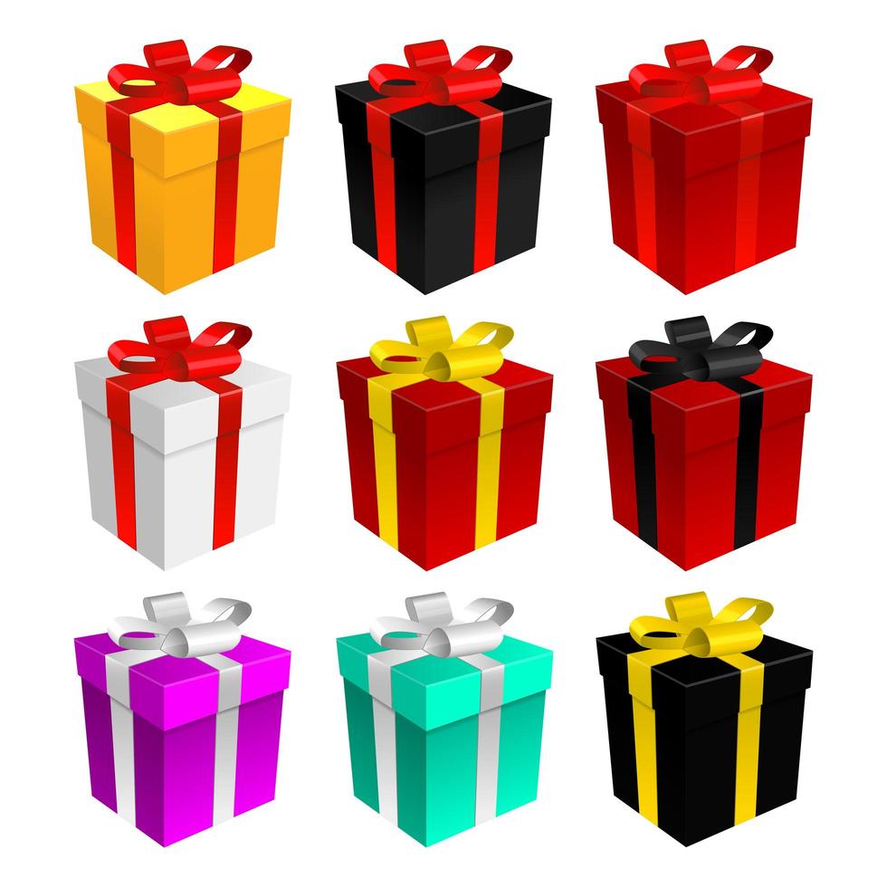 Present box set  vector