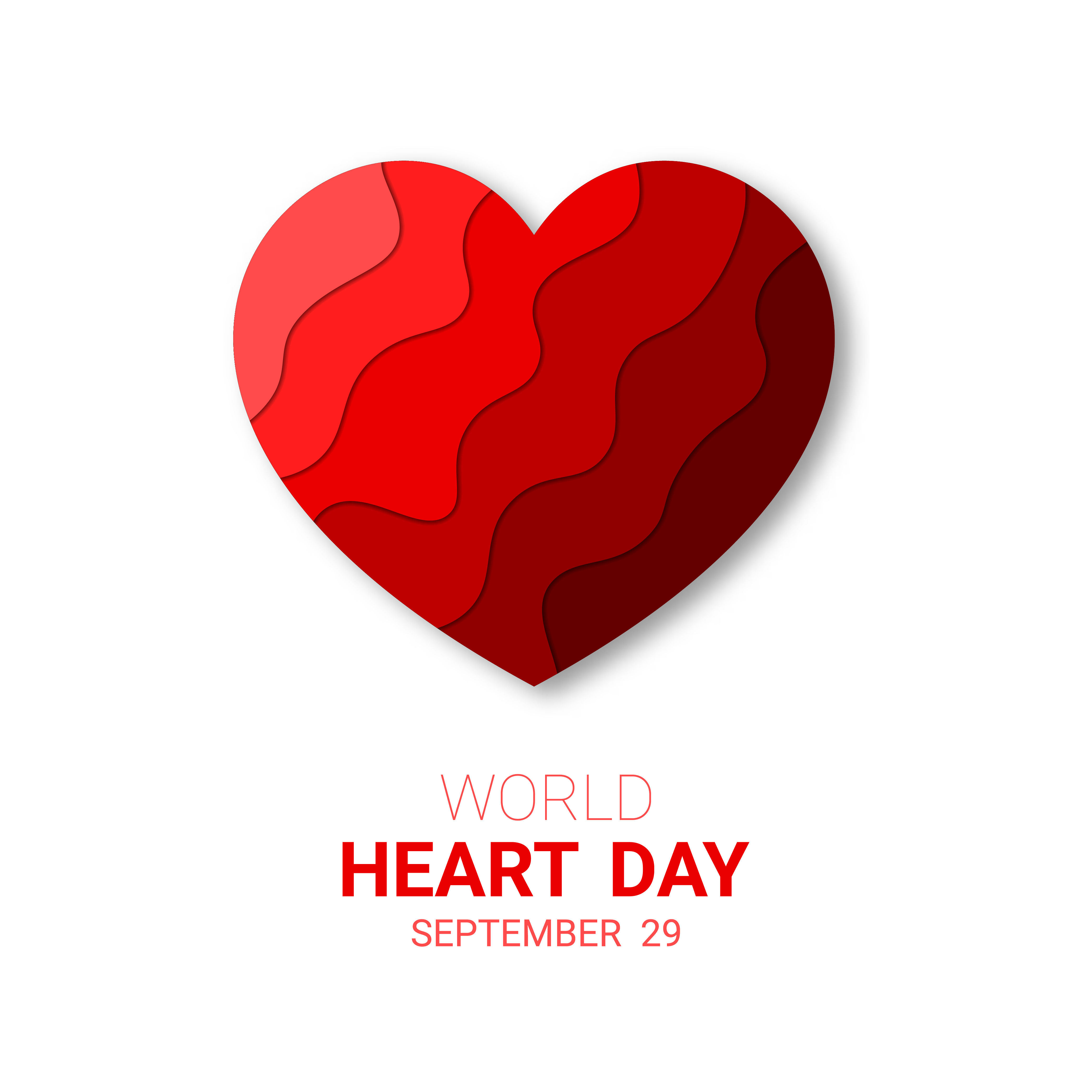 Download World Heart Day Layered Paper Design - Download Free ...