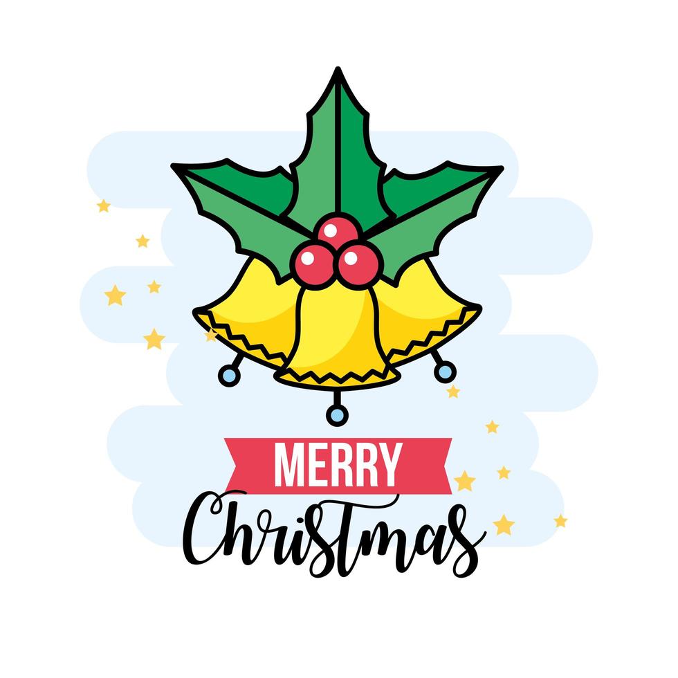 Christmas greeting card vector