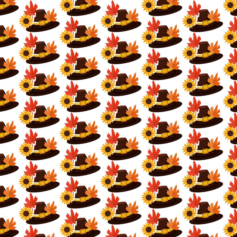 Happy thanksgiving seamless pattern vector