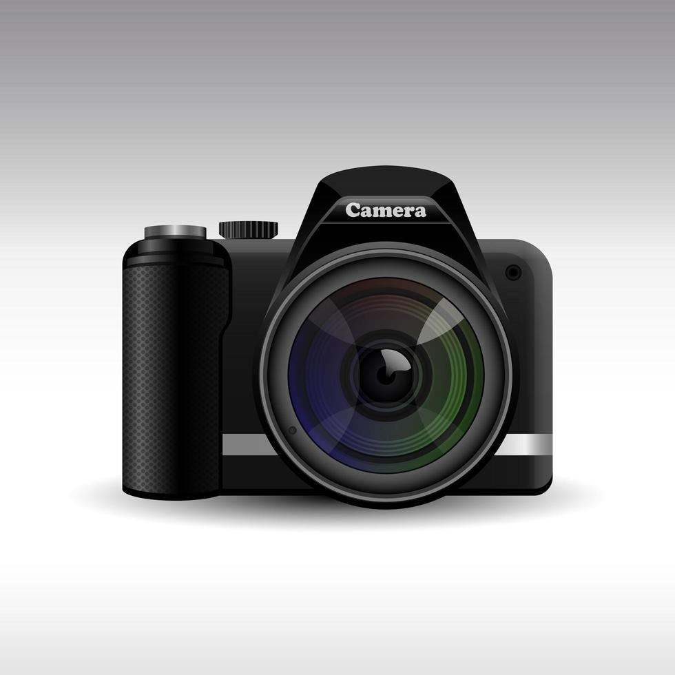 Photo camera isolated vector