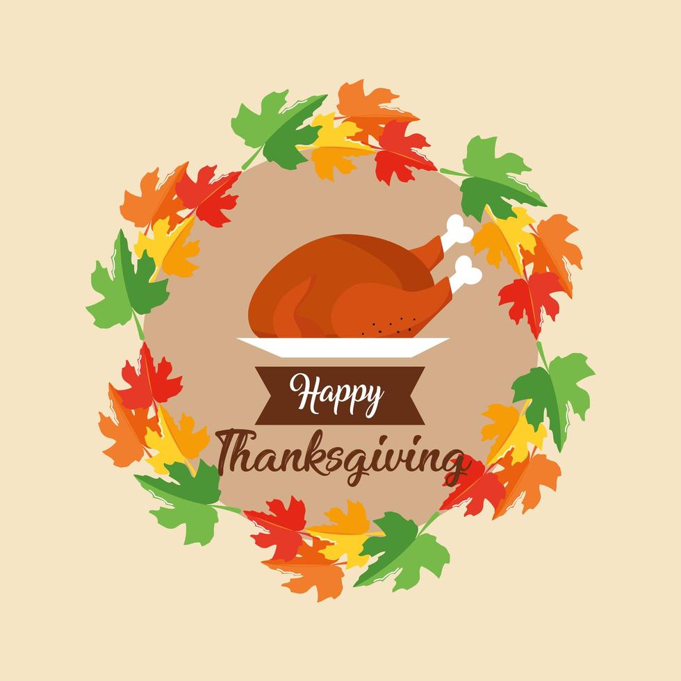 Happy thanksgiving day card 1270760 Vector Art at Vecteezy