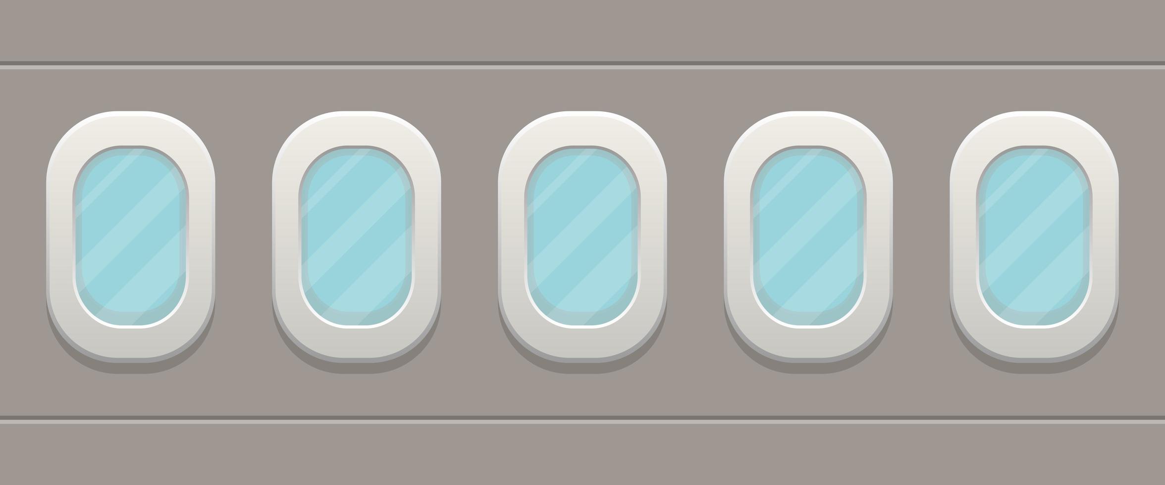 Airplane windows design 1270774 Vector Art at Vecteezy