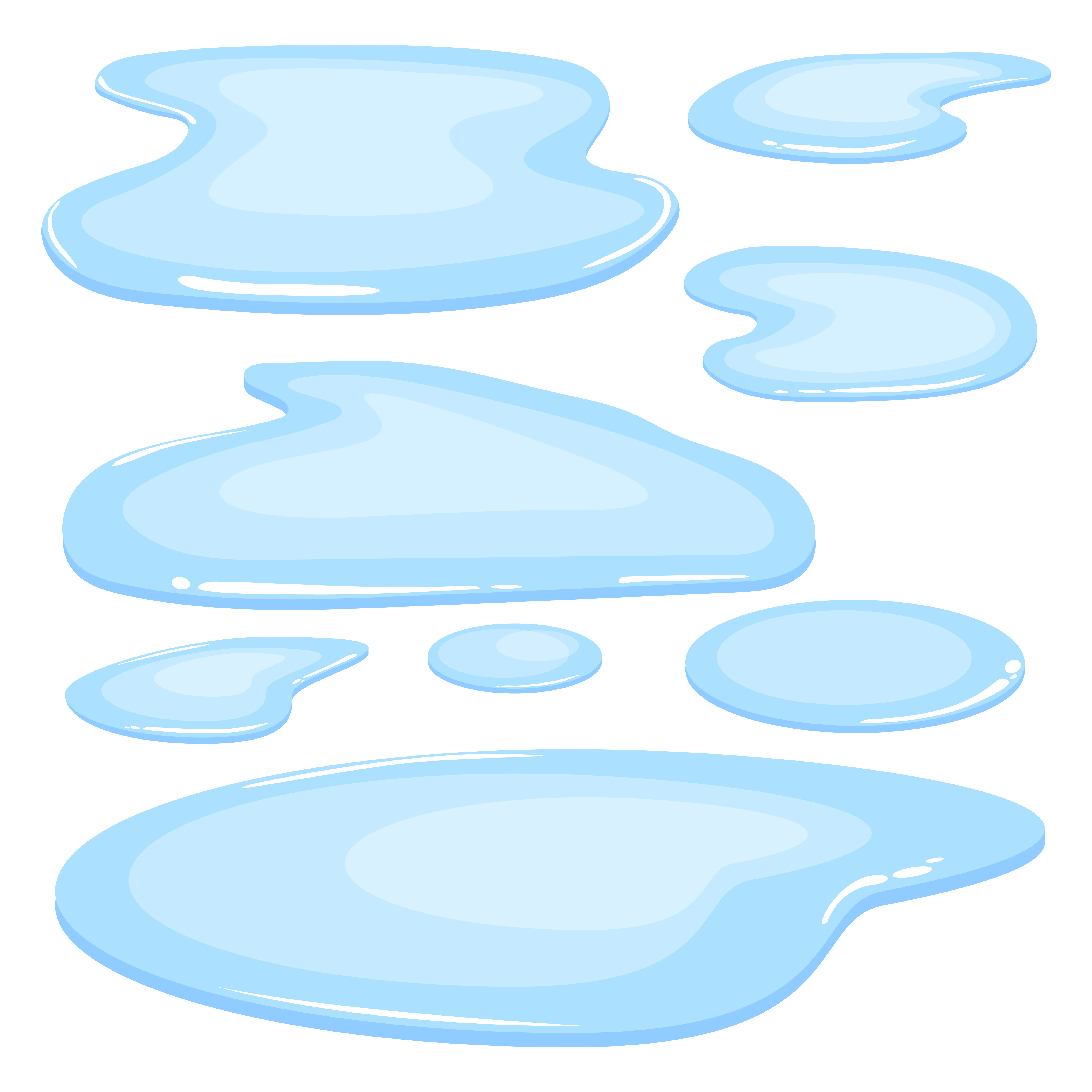 Puddles Of Water Clipart Image