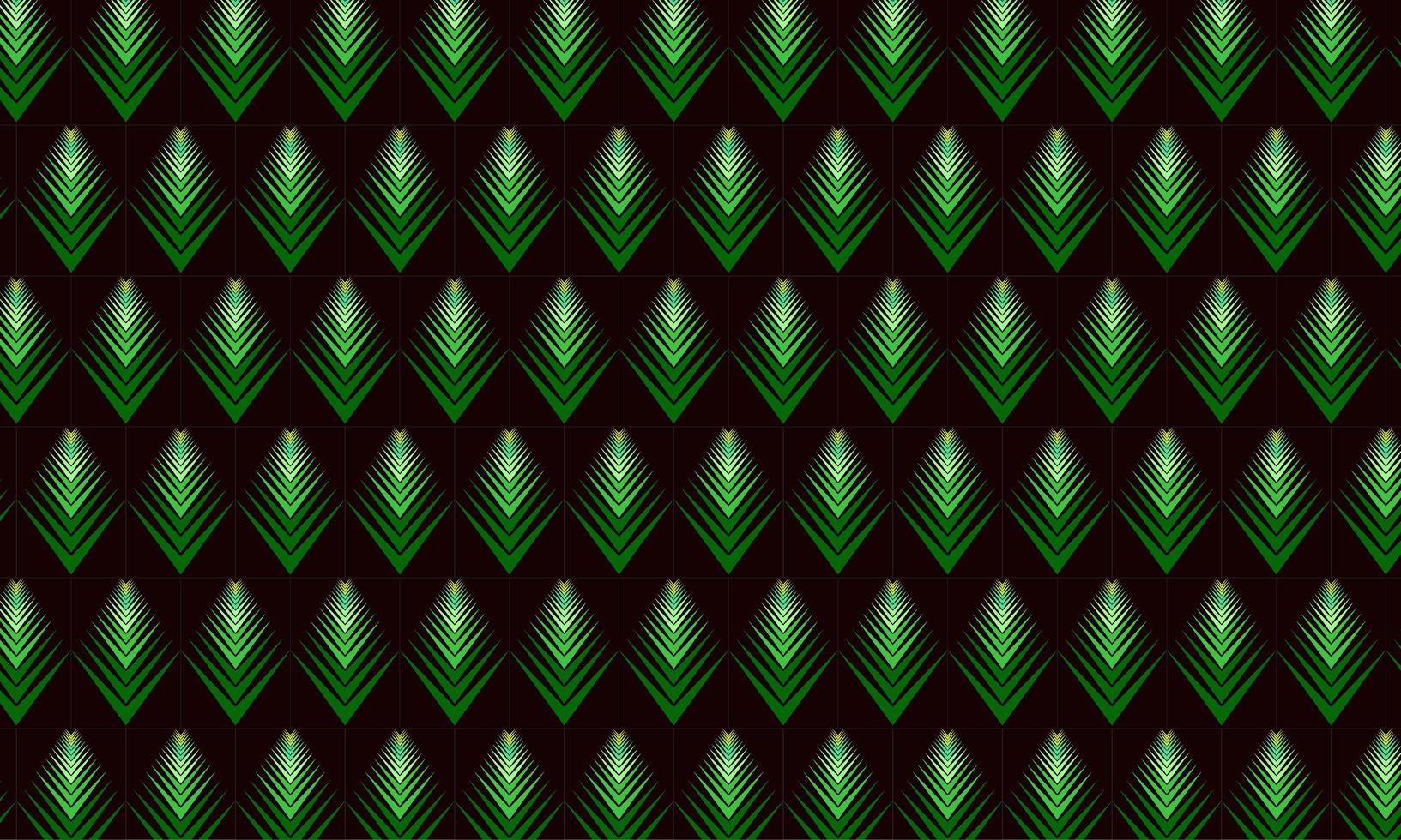 Green arrow shape pattern vector