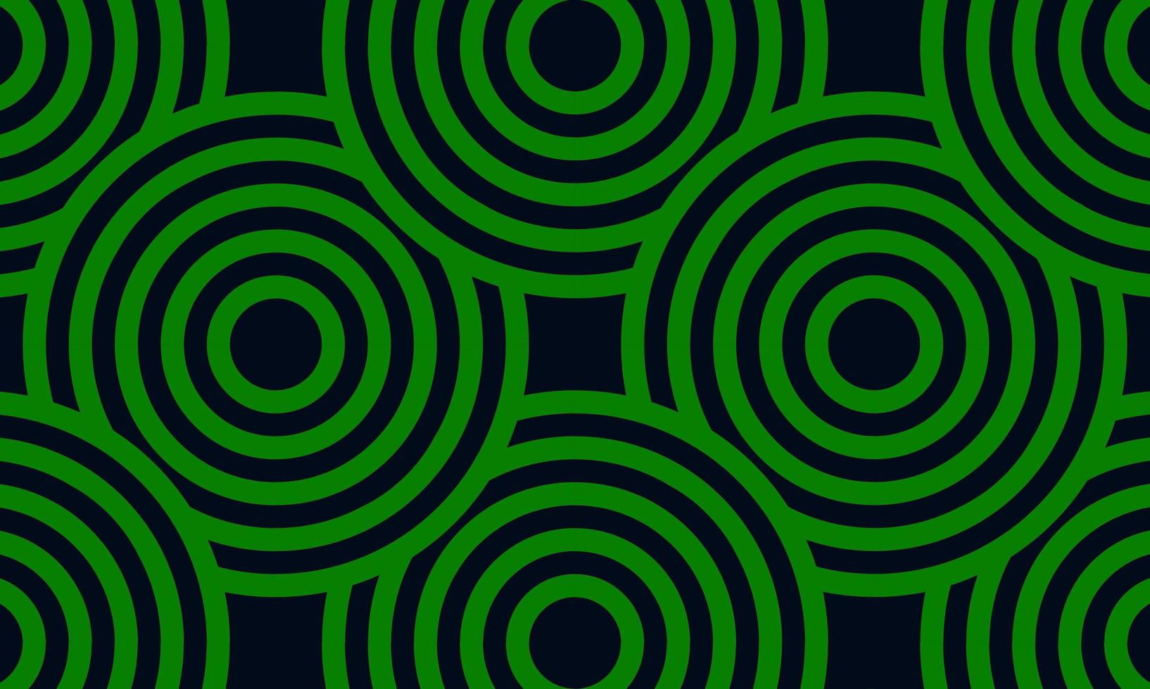 Green concentric circle pattern vector