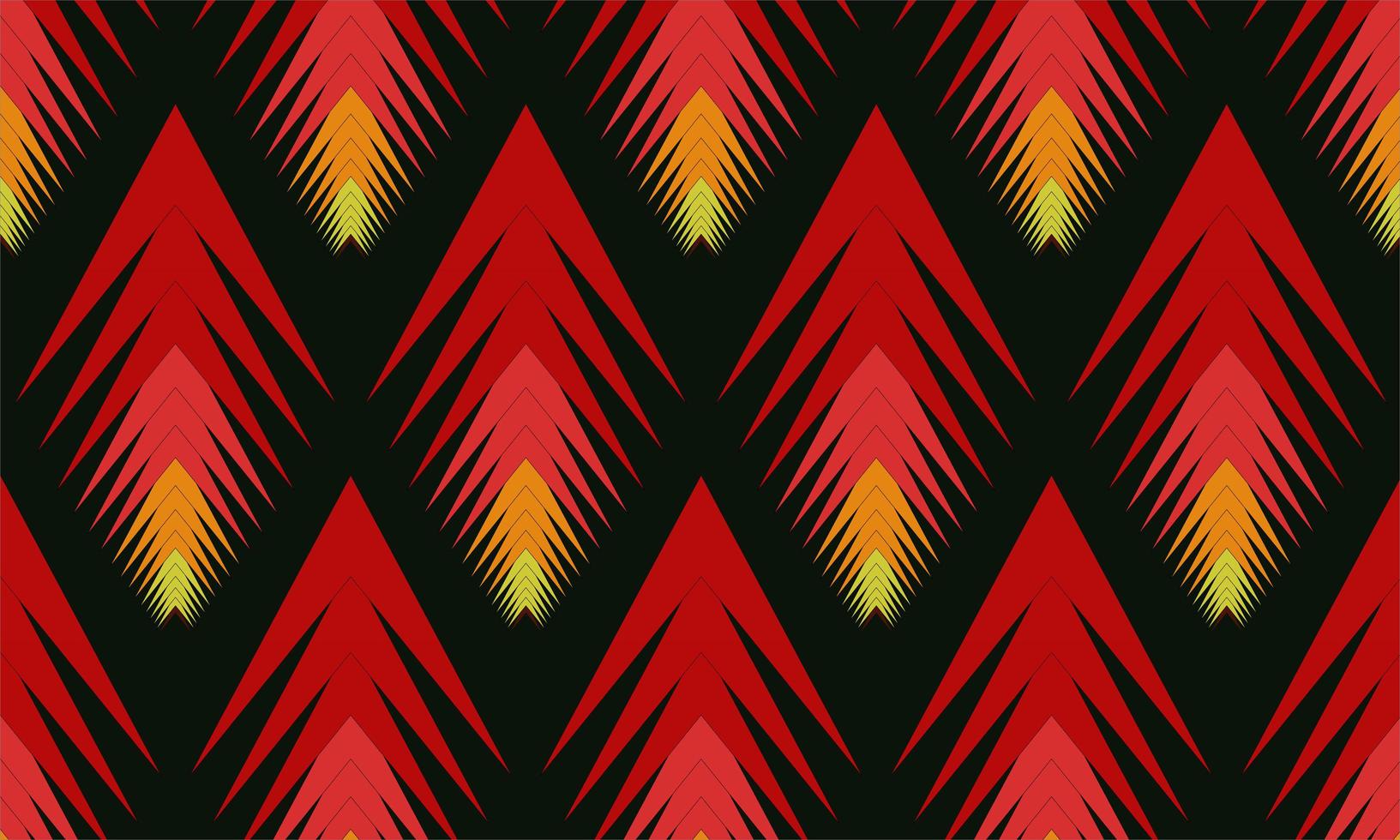 Red and yellow arrow design pattern vector